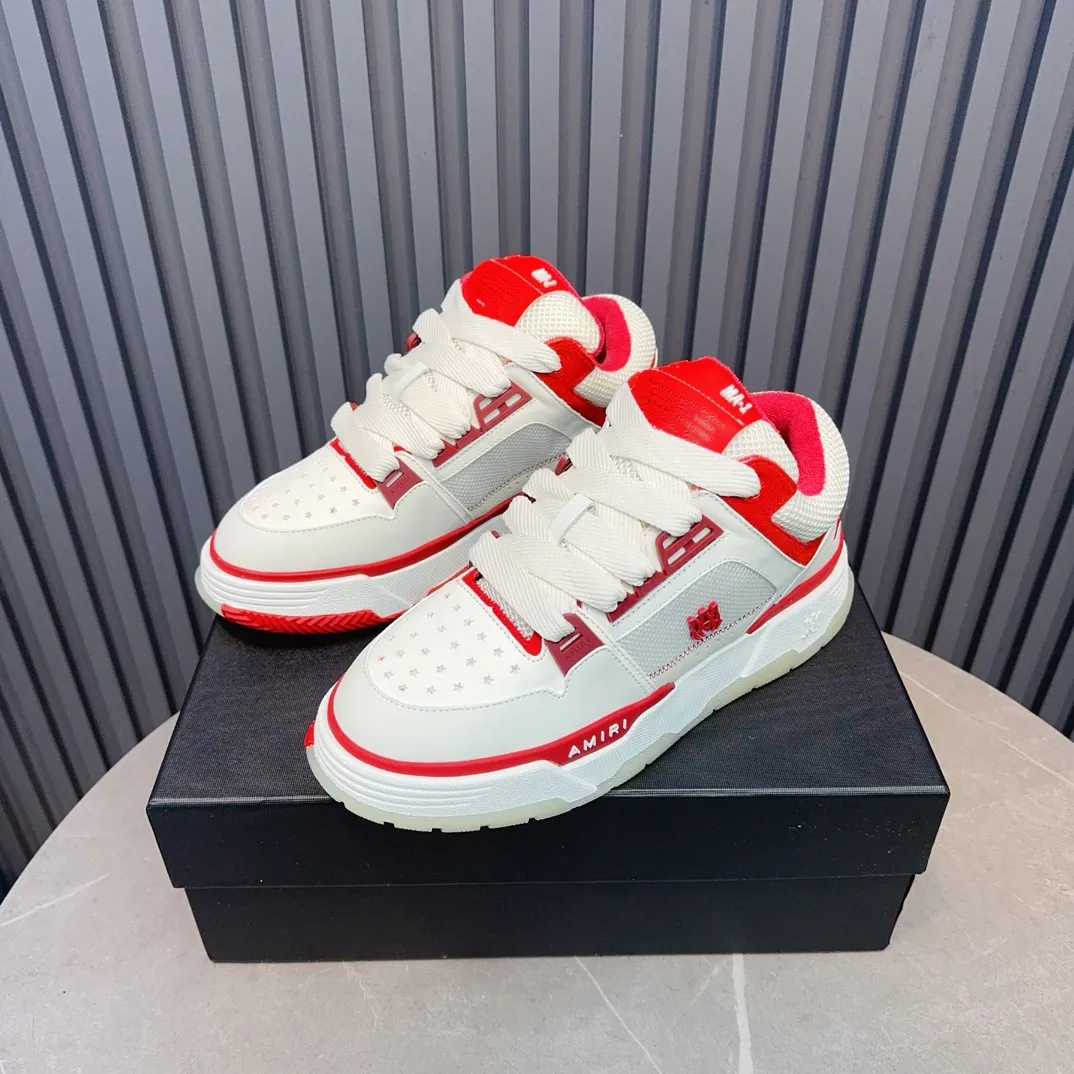 Men's shoes 💰660💰 AMIRI AMIRI trendy brand hot sale 🔥 Available all year round, couples 💑 Official website synchronization Imported fabrics 1⃣️ vs 1⃣️ replica, original factory special original sole, 35-45 (45. non-refundable)
